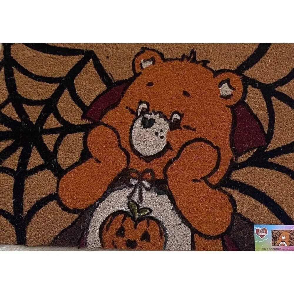 Care‎ Bears Halloween Spider Web Vampire Pumpkin Outdoor Coir Door Mat 18 X 28”